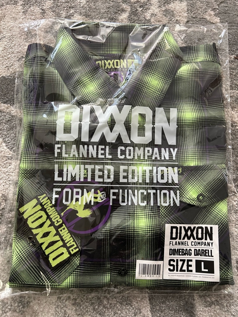 DIXXON Green and Black Plaid Button-Down Shirt